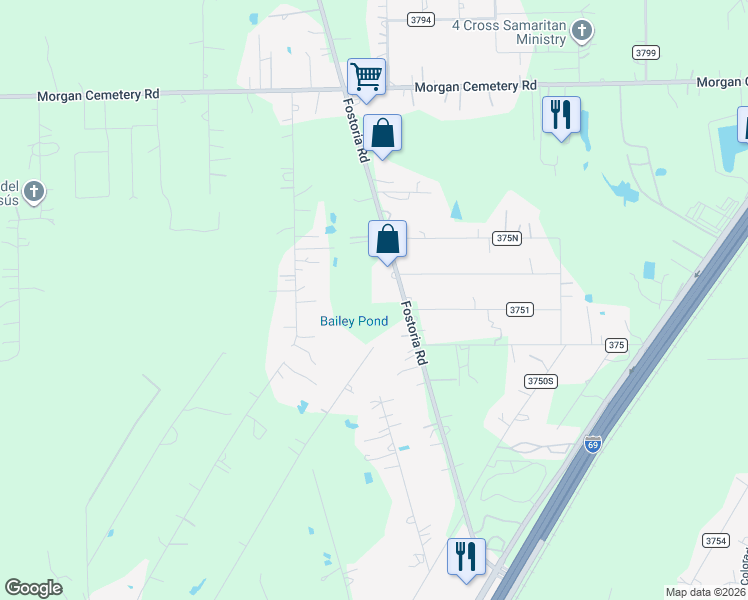 map of restaurants, bars, coffee shops, grocery stores, and more near 11304 Fostoria Road in Cleveland