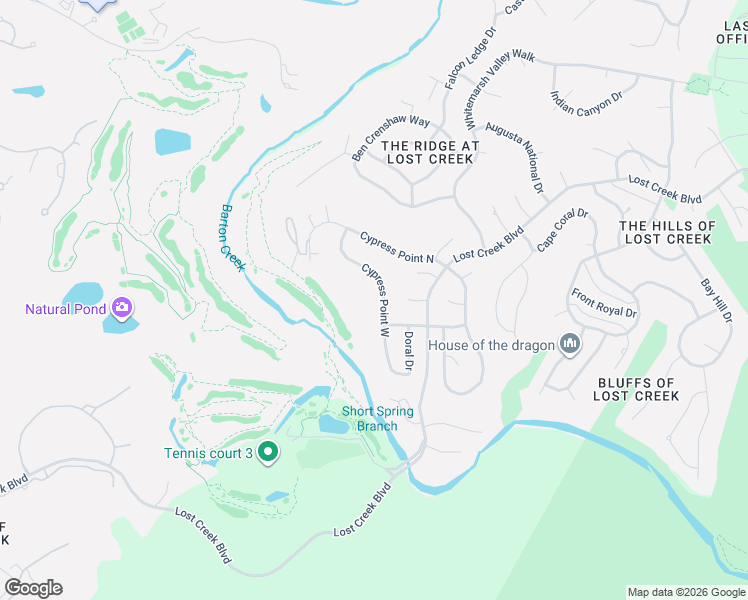 map of restaurants, bars, coffee shops, grocery stores, and more near 1922 Cypress Point West in Austin