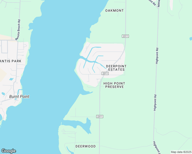map of restaurants, bars, coffee shops, grocery stores, and more near 7125 West Lakeland Drive in Panama City