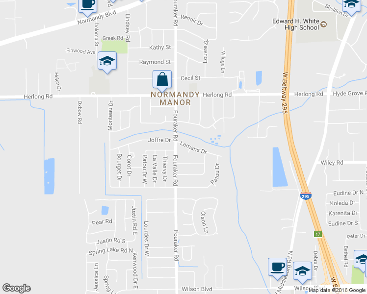 map of restaurants, bars, coffee shops, grocery stores, and more near Le Mans Court in Ponte Vedra