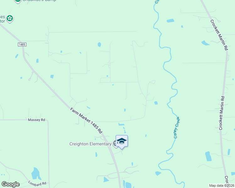 map of restaurants, bars, coffee shops, grocery stores, and more near 16396 Jireh Road in Conroe
