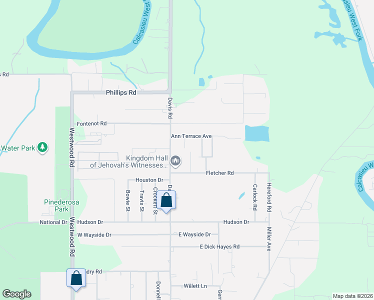 map of restaurants, bars, coffee shops, grocery stores, and more near 3380 Pat Avenue in Westlake