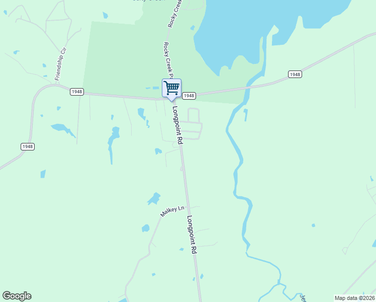 map of restaurants, bars, coffee shops, grocery stores, and more near 9821 Longpoint Road in Burton