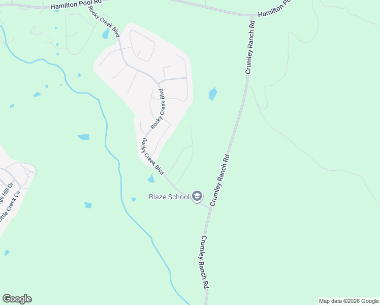 map of restaurants, bars, coffee shops, grocery stores, and more near 16318 Paddlefish Way in Austin