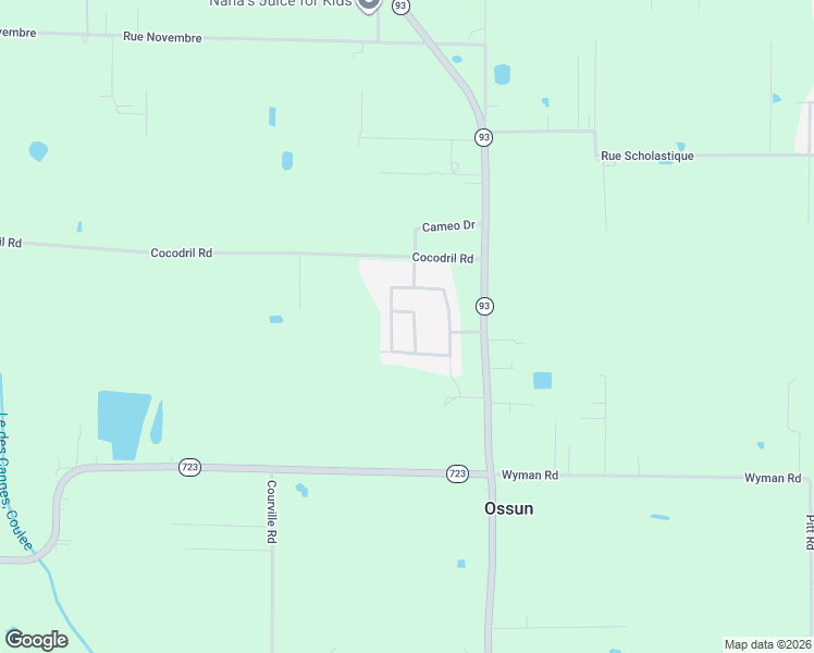 map of restaurants, bars, coffee shops, grocery stores, and more near 110 Regal Oaks Drive in Scott