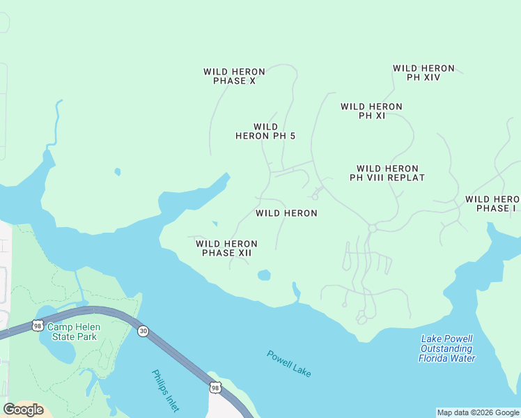 map of restaurants, bars, coffee shops, grocery stores, and more near 1402 Otter Point in Panama City Beach