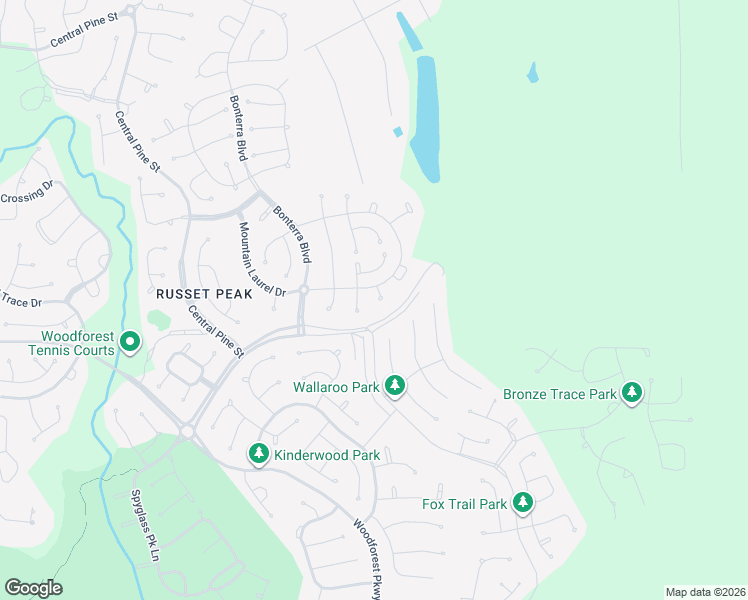 map of restaurants, bars, coffee shops, grocery stores, and more near 126 Verbena Way in Montgomery