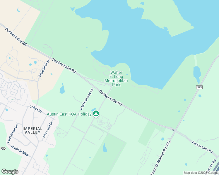 map of restaurants, bars, coffee shops, grocery stores, and more near 6620 Blue Bluff Road in Austin