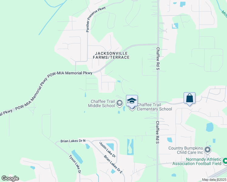 map of restaurants, bars, coffee shops, grocery stores, and more near 11400 Sam Caruso Way in Jacksonville