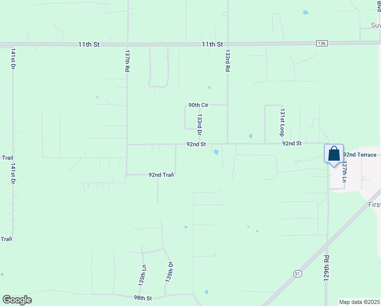 map of restaurants, bars, coffee shops, grocery stores, and more near 13374 92nd Street in Live Oak
