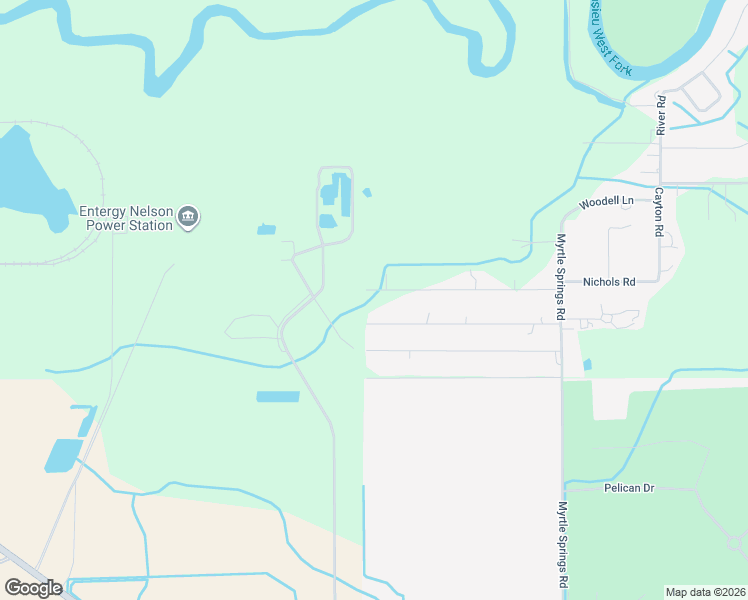 map of restaurants, bars, coffee shops, grocery stores, and more near 2601 Evelia Street in Westlake
