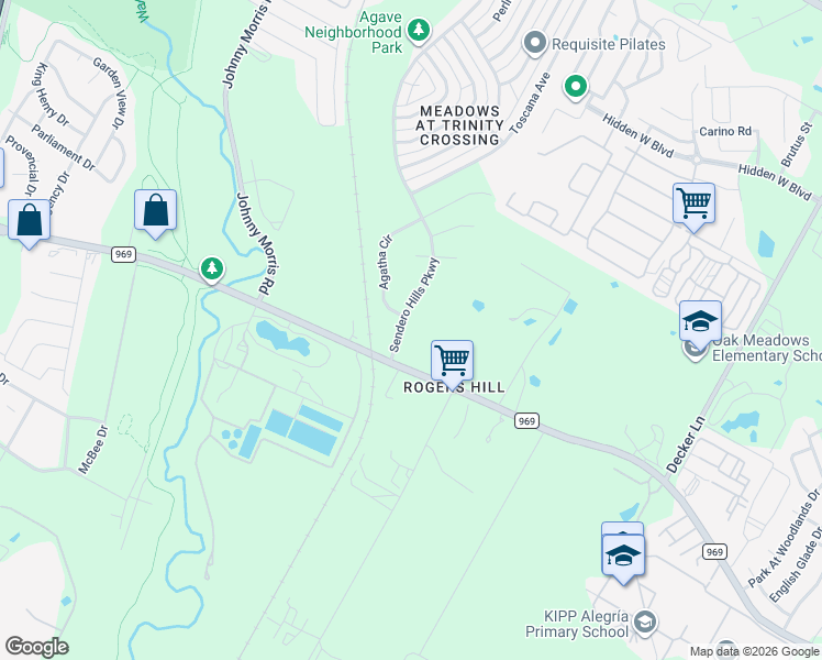 map of restaurants, bars, coffee shops, grocery stores, and more near 5233 Sendero Hills Parkway in Austin