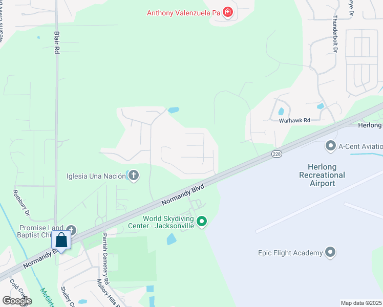 map of restaurants, bars, coffee shops, grocery stores, and more near 9859 Sailor Drive in Jacksonville