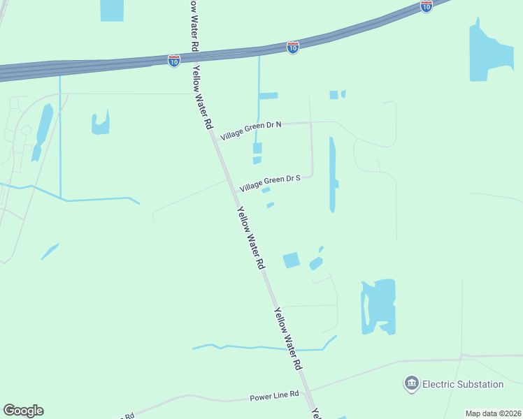 map of restaurants, bars, coffee shops, grocery stores, and more near 1287 Yellow Water Road in Jacksonville