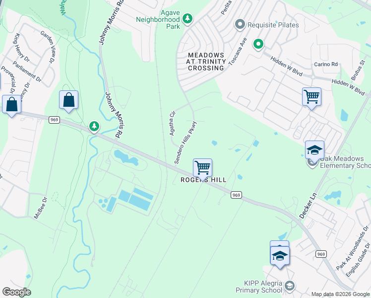 map of restaurants, bars, coffee shops, grocery stores, and more near 5233 Sendero Hills Parkway in Austin