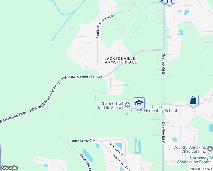 map of restaurants, bars, coffee shops, grocery stores, and more near 2008 Constitutional Republic Place in Jacksonville