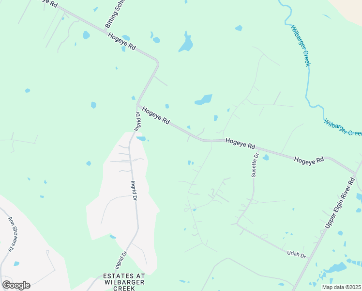 map of restaurants, bars, coffee shops, grocery stores, and more near 22801 Hogeye Road in Elgin