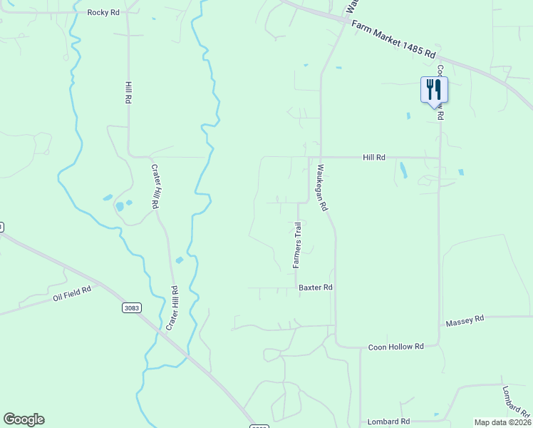 map of restaurants, bars, coffee shops, grocery stores, and more near 14444 Hobbs in Conroe