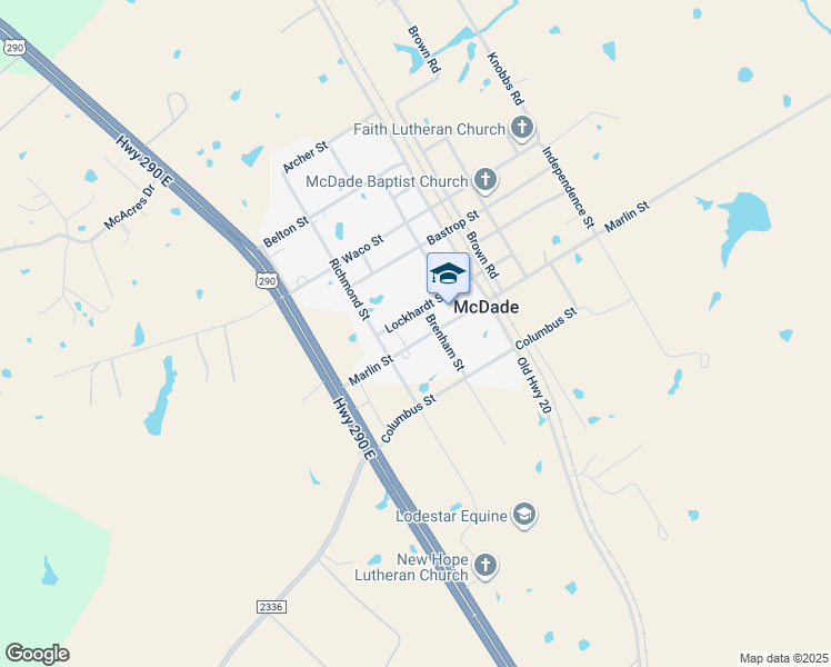 144 Marlin Street, McDade TX Walk Score