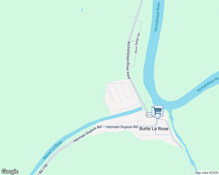 map of restaurants, bars, coffee shops, grocery stores, and more near 1001 Acadian Drive in Saint Martinville