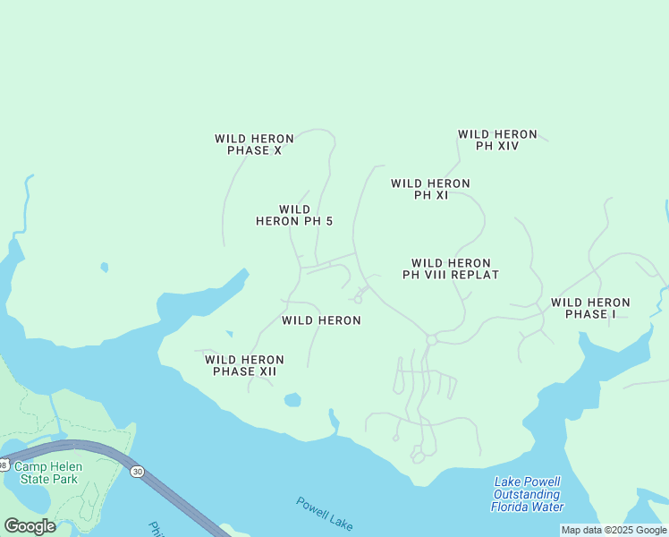 map of restaurants, bars, coffee shops, grocery stores, and more near 1600 Lost Cove Lane in Panama City Beach