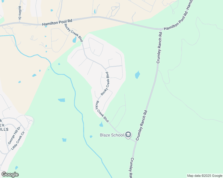 map of restaurants, bars, coffee shops, grocery stores, and more near 16600 Leopold Trail in Austin