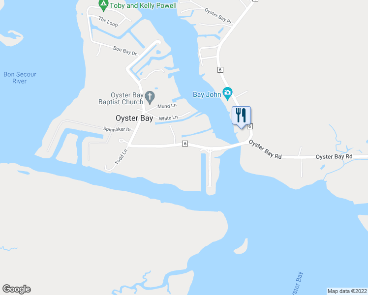 map of restaurants, bars, coffee shops, grocery stores, and more near 16728 County Road 6 in Gulf Shores