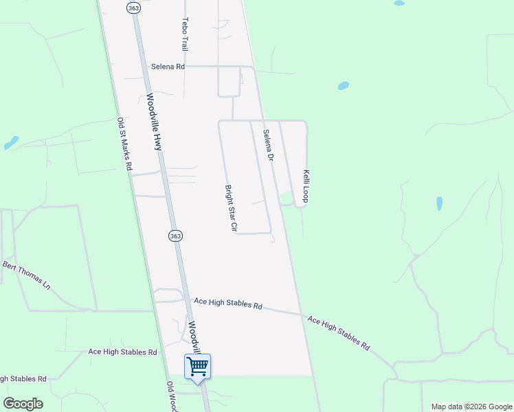 map of restaurants, bars, coffee shops, grocery stores, and more near 11553 Bright Star Circle in Tallahassee
