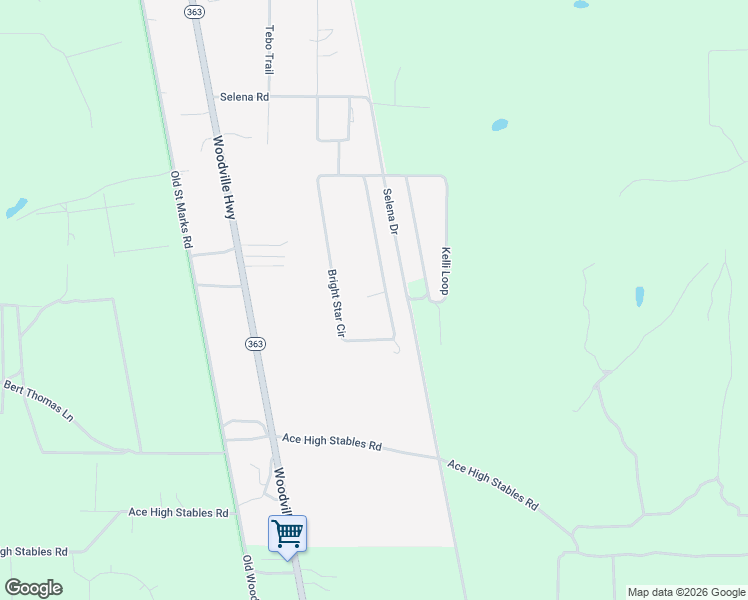 map of restaurants, bars, coffee shops, grocery stores, and more near 11553 Bright Star Circle in Tallahassee