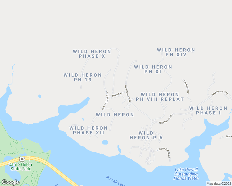 map of restaurants, bars, coffee shops, grocery stores, and more near 1600 Lost Cove Lane in Panama City Beach