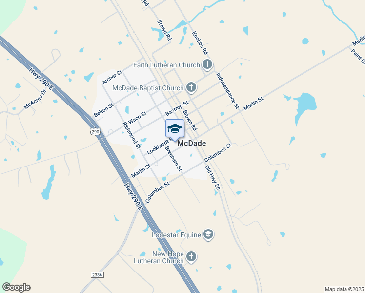 167 Marlin Street, McDade TX Walk Score