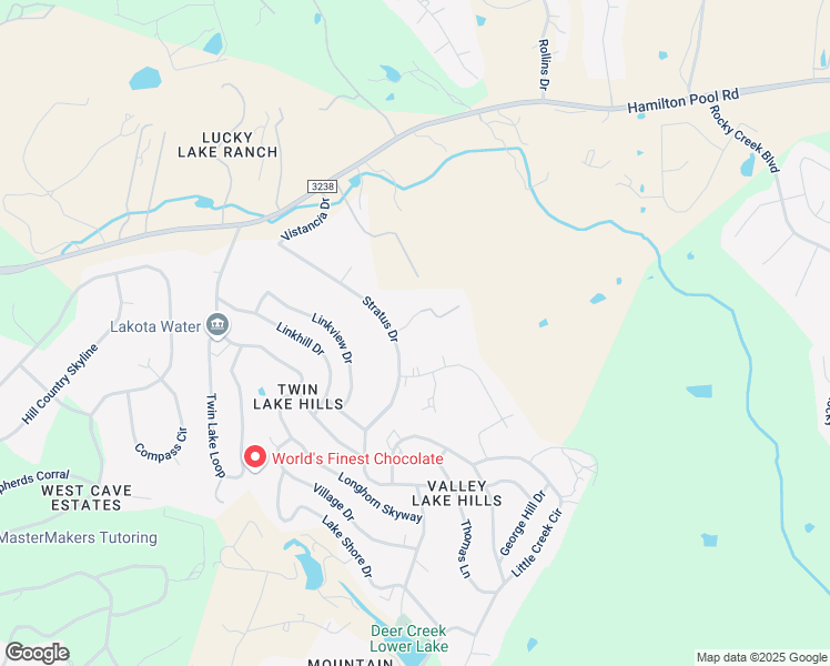 map of restaurants, bars, coffee shops, grocery stores, and more near 17609 Stratus Cove in Dripping Springs