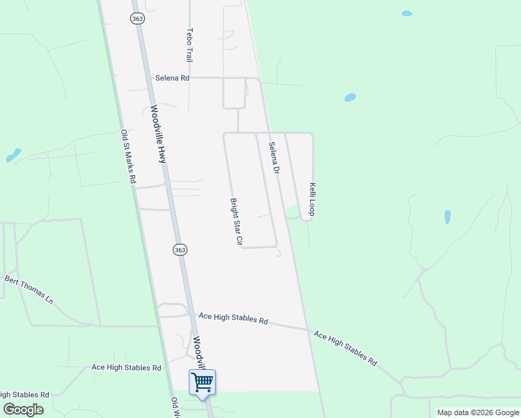 map of restaurants, bars, coffee shops, grocery stores, and more near 11605 Bright Star Circle in Tallahassee