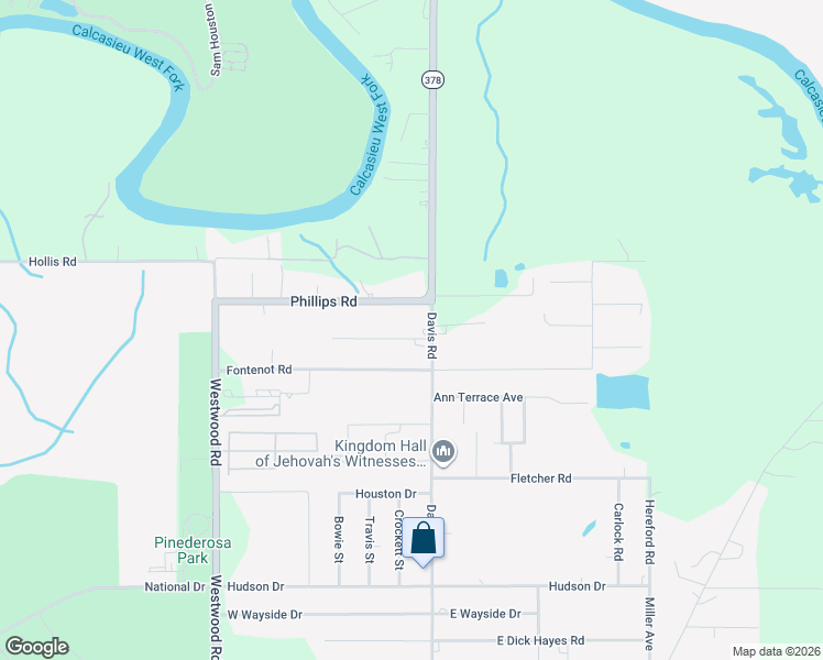 map of restaurants, bars, coffee shops, grocery stores, and more near 3317 Davis Road in Westlake