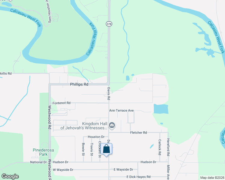 map of restaurants, bars, coffee shops, grocery stores, and more near 3310 Davis Rd in Westlake