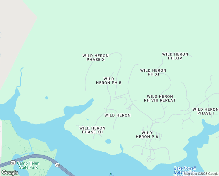 map of restaurants, bars, coffee shops, grocery stores, and more near 1606 Sharks Tooth Trail in Panama City Beach