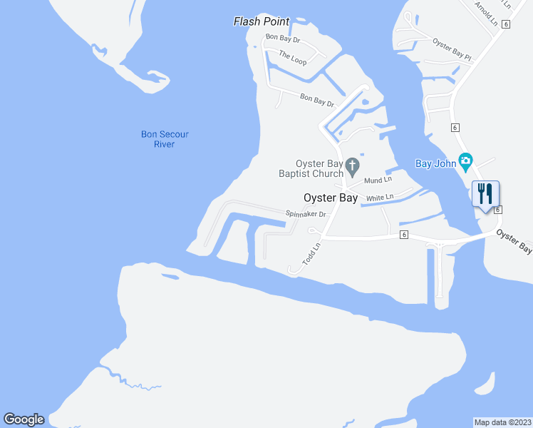 map of restaurants, bars, coffee shops, grocery stores, and more near 4166 Spinnaker Drive in Gulf Shores