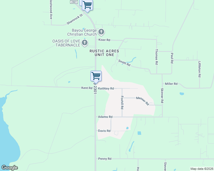 map of restaurants, bars, coffee shops, grocery stores, and more near 7526 Highway 2301 in Panama City