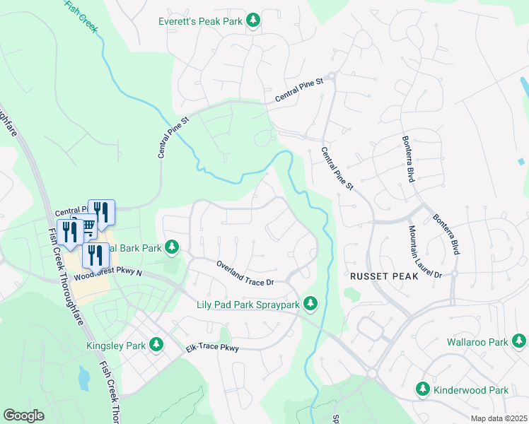 map of restaurants, bars, coffee shops, grocery stores, and more near 231 Riverbend Crossing Drive in Montgomery