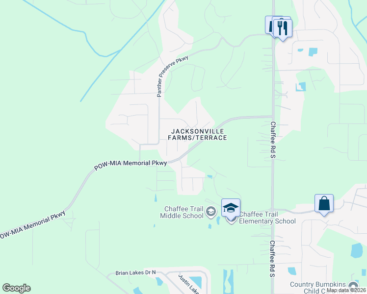 map of restaurants, bars, coffee shops, grocery stores, and more near 11266 Liberty Square Court in Jacksonville