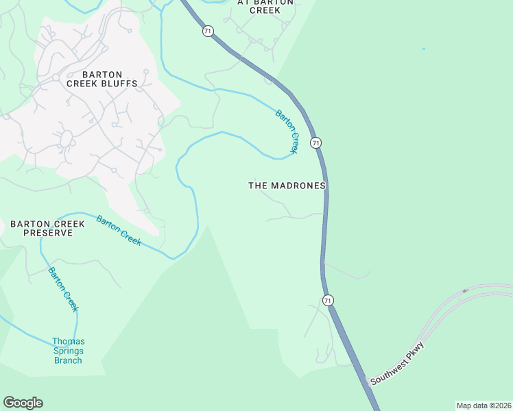map of restaurants, bars, coffee shops, grocery stores, and more near 11029 Arroyo Canyon Drive in Austin