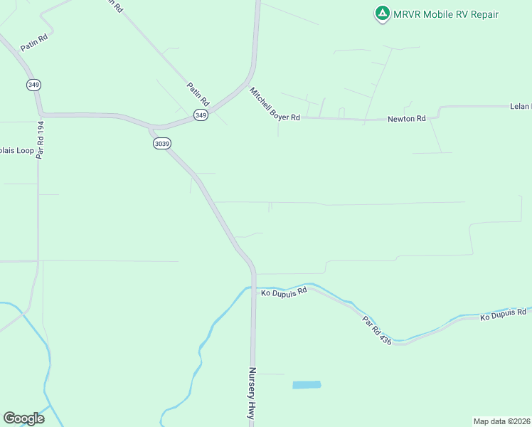 map of restaurants, bars, coffee shops, grocery stores, and more near 1036 Caliste Olivier Road in Breaux Bridge