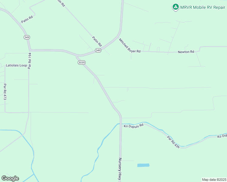 map of restaurants, bars, coffee shops, grocery stores, and more near 1018 Caliste Olivier Road in Breaux Bridge