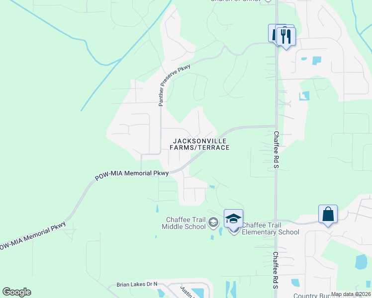 map of restaurants, bars, coffee shops, grocery stores, and more near 11266 Liberty Square Court in Jacksonville