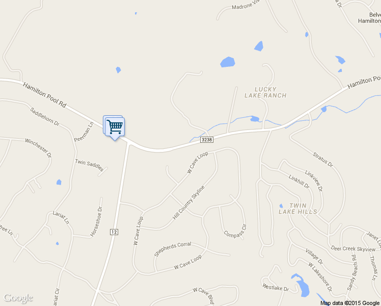 map of restaurants, bars, coffee shops, grocery stores, and more near 10052 West Cave Loop in Dripping Springs