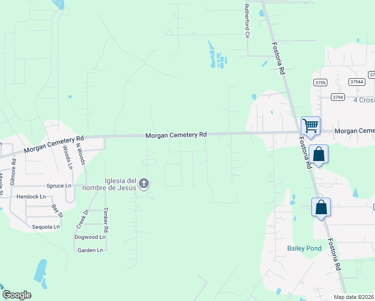 map of restaurants, bars, coffee shops, grocery stores, and more near 26321 Morgan Cemetery Road in Cleveland
