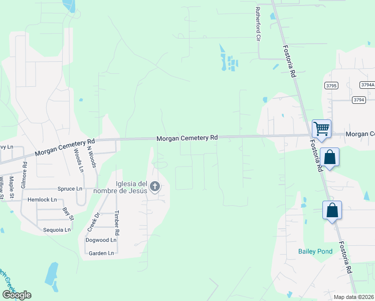 map of restaurants, bars, coffee shops, grocery stores, and more near 26065 Morgan Cemetery Road in Cleveland