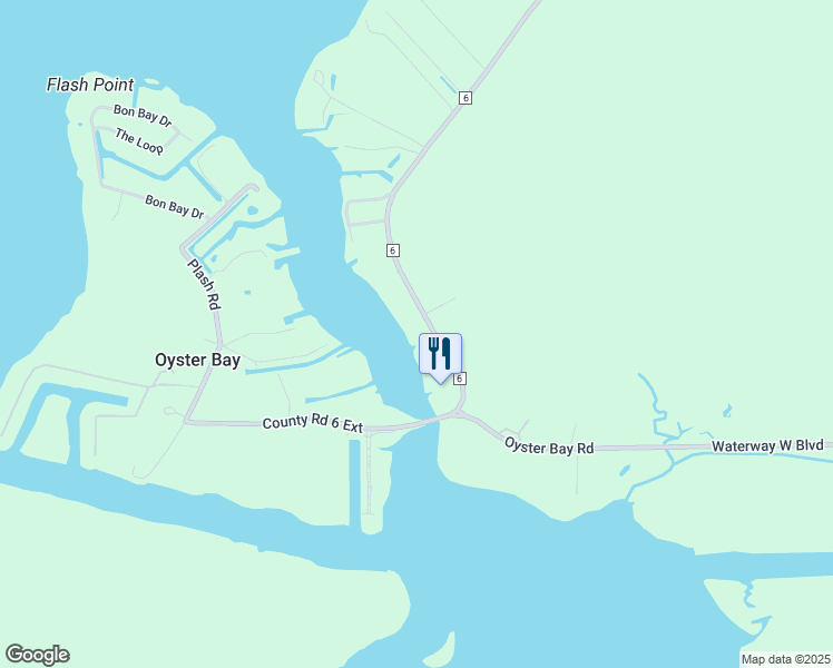 map of restaurants, bars, coffee shops, grocery stores, and more near 4279 County Road 6 in Gulf Shores