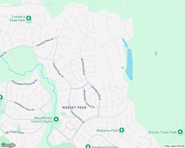 map of restaurants, bars, coffee shops, grocery stores, and more near 111 Purple Prairie Trail in Montgomery