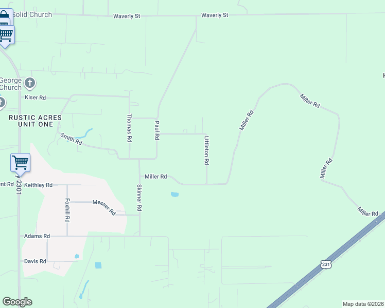 map of restaurants, bars, coffee shops, grocery stores, and more near 7530 Littleton Road in Panama City
